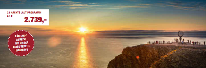 Die grosse Rundreise durch Skandinavien